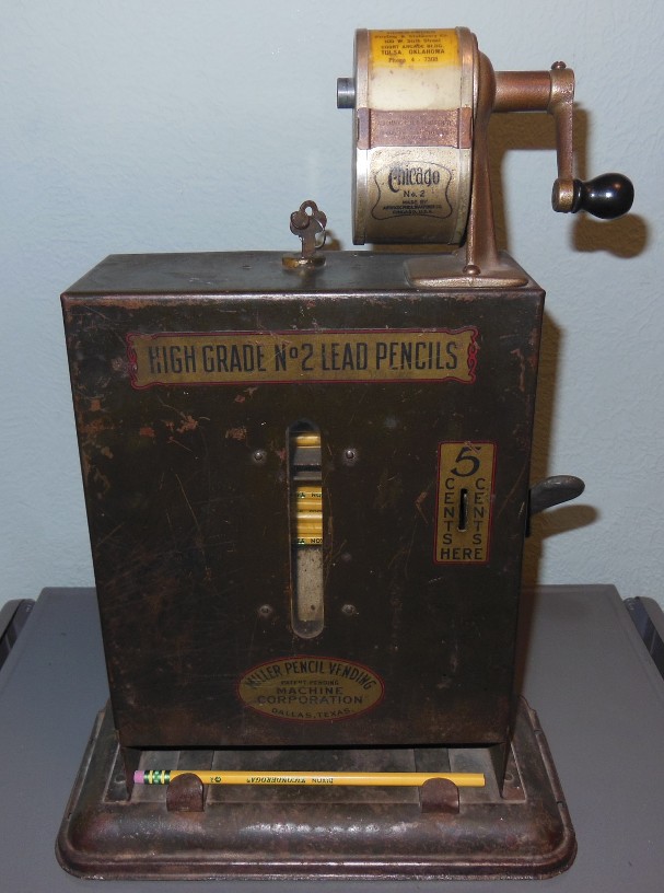 Miller pencil vending machine Dallas TX.JPG (410604 bytes)